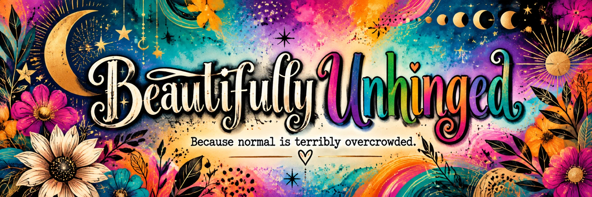 Beautifully Unhinged — Because normal is terribly overcrowded.